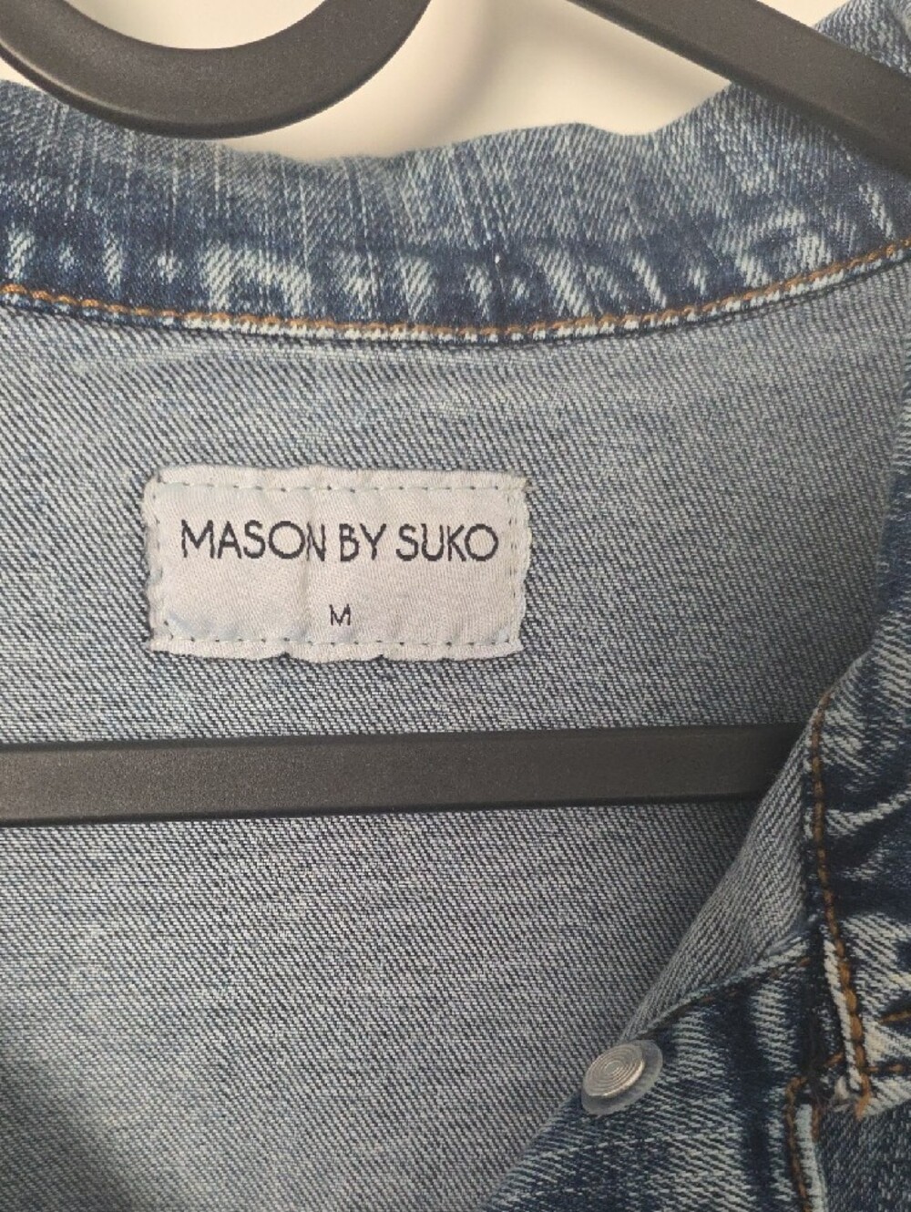 Blue Distressed Jean Jacket - Picture 3 of 4